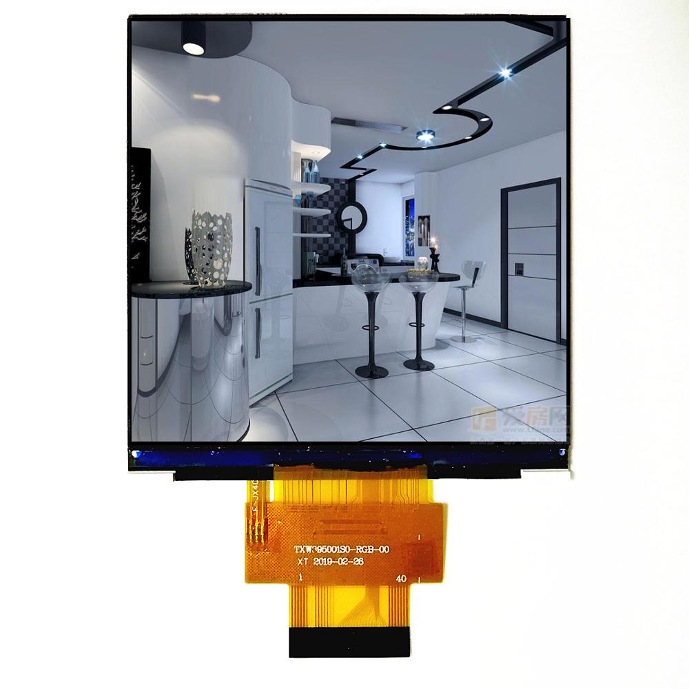 CTP 3,95 дюймов 480*480 Высокая яркость RGB + SPI интерфейс TFT ЖК-дисплей 4 дюйма 480x480 квадратный ЖК-экран для смарт-переключателя