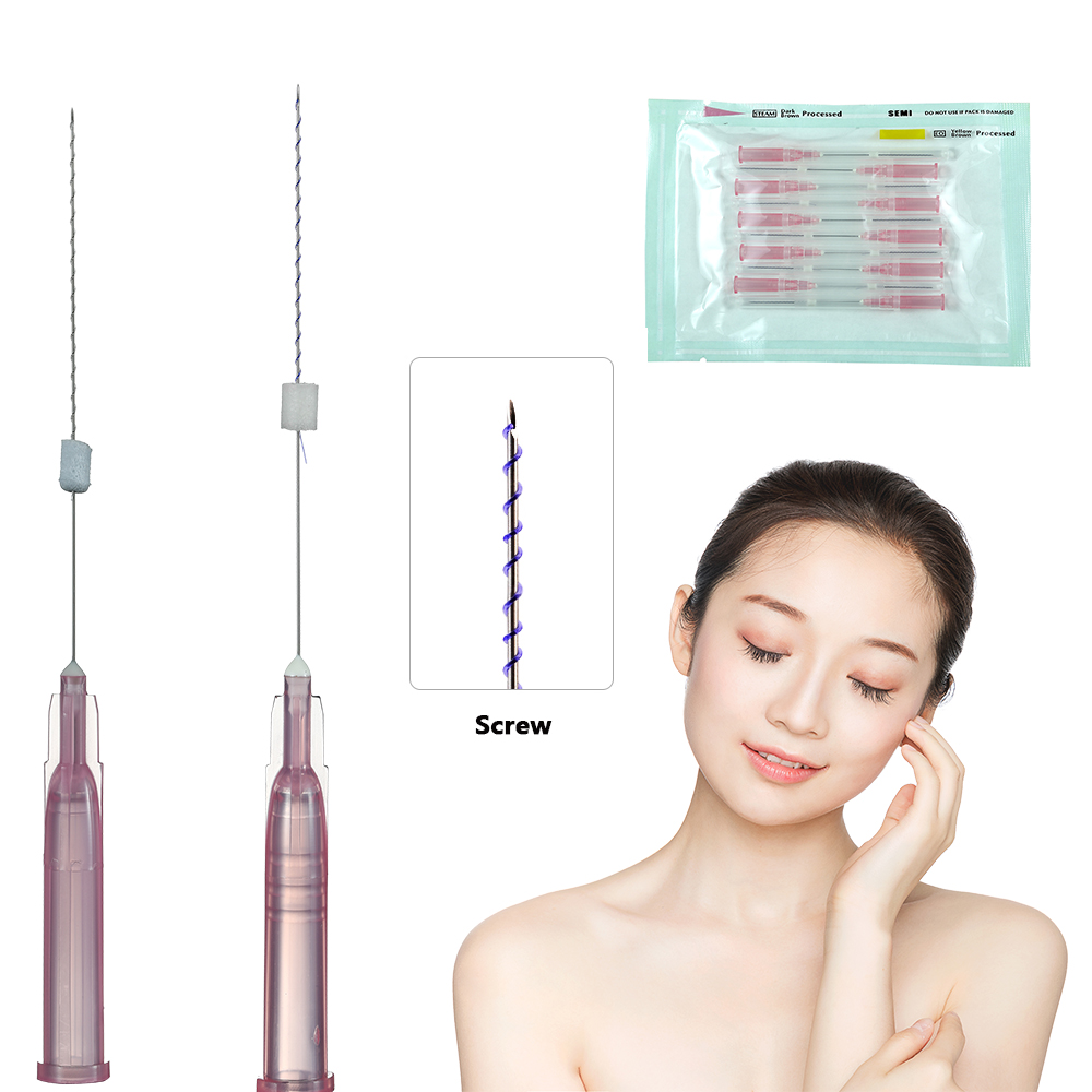 OEM Approval 29G 25mm Sharp Needle Thread Tightening PDO Screw For Body