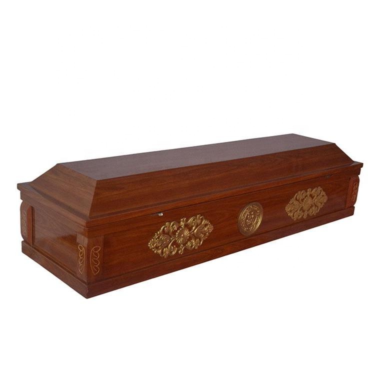 china manufacturer mdf american style casket with lining for adult