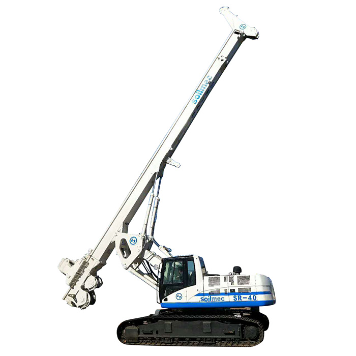 High Quality Construction Site Small Crawler Type Auger Boring Piling Rig Used Soilmec SR40
