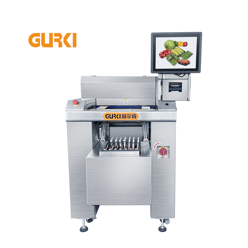 Semi-Automatic Bread Cucumber Fruit Vegetable Meat Food Tray Cling Film Wrapping Machine