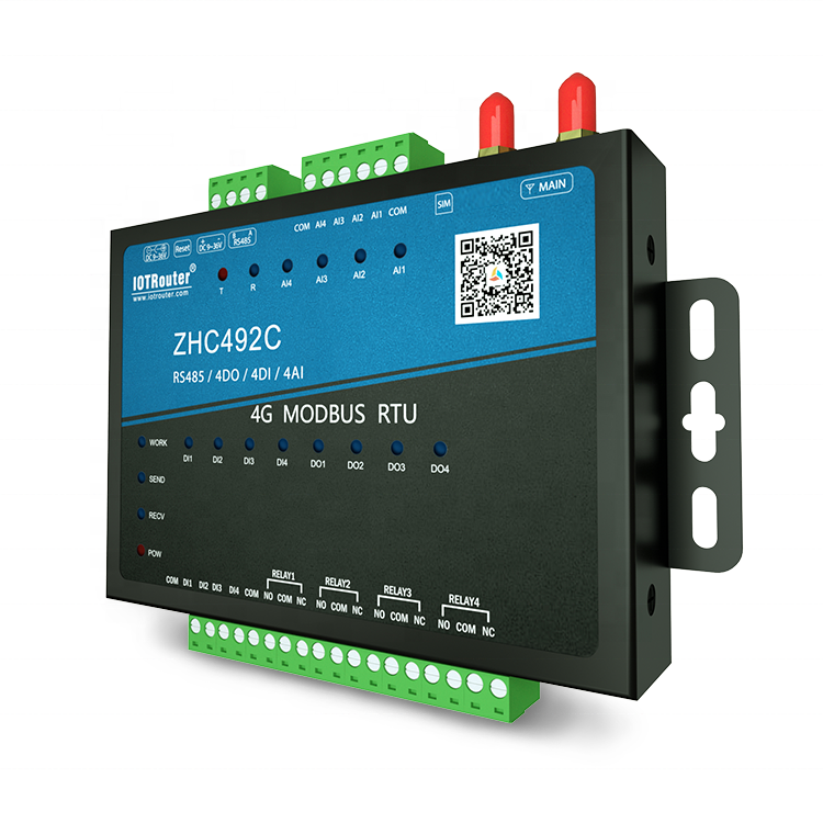 Контроллер Интернета вещей RTU, промышленный серверный Шлюз Modbus LTE CAT-1 для счетчика воды