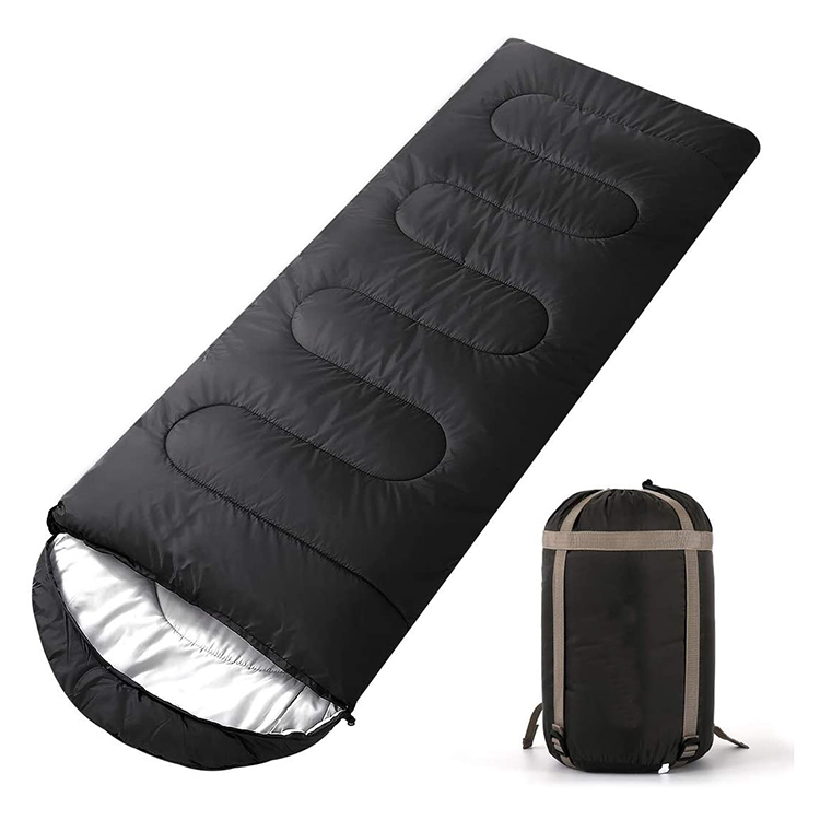 Sleeping Bag Waterproof Portable Cotton Filling Outdoor Envelope Camping Sleeping Bag With Backpacking
