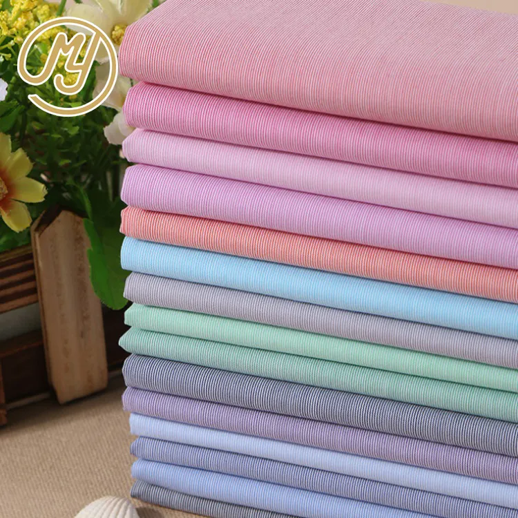 Chinese factory supply wholesale fancy stretch spandex cotton nylon blend fabric for garment