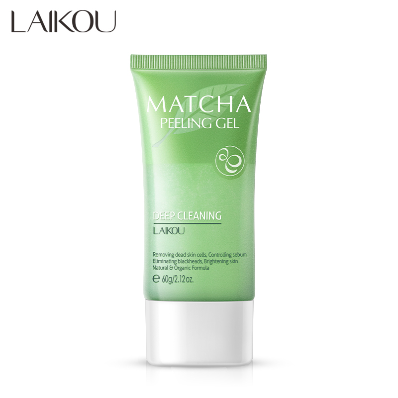 OEM/ODM LAIKOU 60 г MATCHA глубокой очистки кожи лица пилинг exfoliator гель