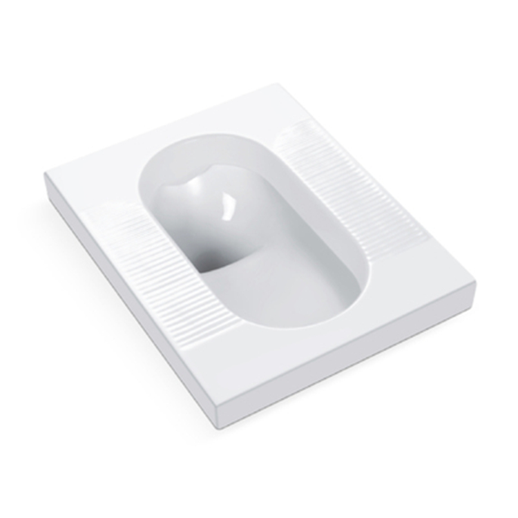 Sanitary ware popular floor mounted ceramic squat toilet for hotel bathroom