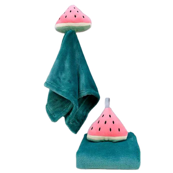 Hot Selling popular Baby Plush Toy Cute Animals Comfort Watermelon Towel Soft Appease Dolls Newborn Baby Toy