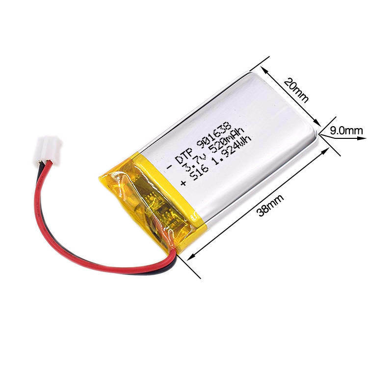 901638 3,7 v 520mah аккумуляторная батарея с KC