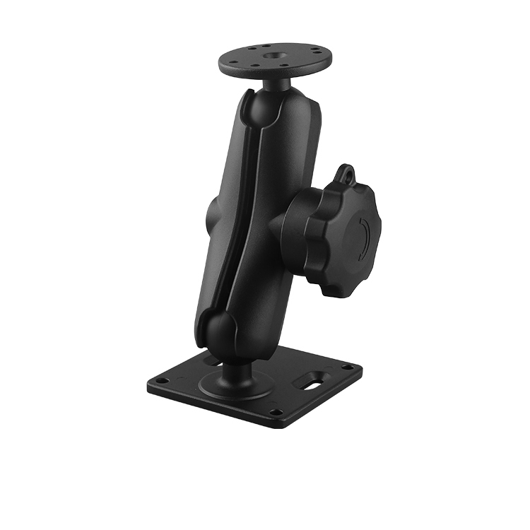 15cm 1.5 inches Ball Mounting System with Large Fish Finder Mount and Post and Side or Deck Mount