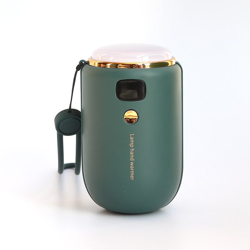 New Arrival usb portable hand warmer power bank rechargeable mini hand warmer with lamp