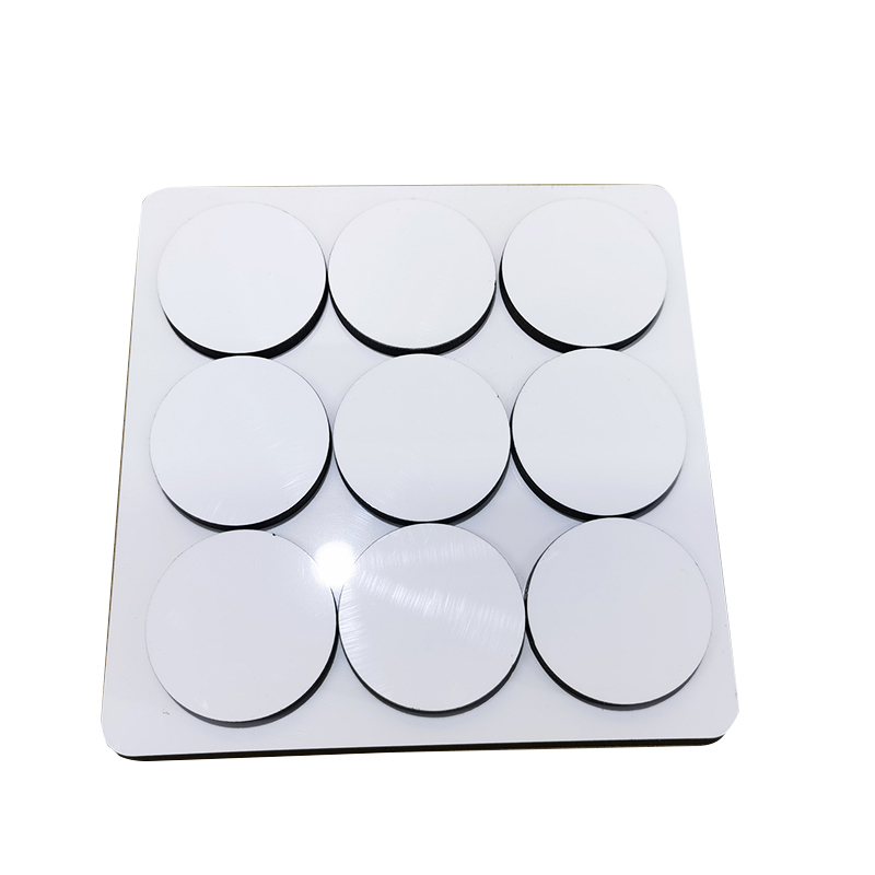 Простая сублимационная доска Mdf Tic Tac Toe 5 дюймов 7 дюймов с 10 чипами