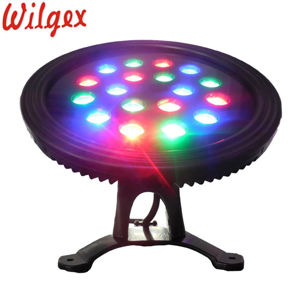 Заводская цена IP68 RGB dmx 512 Фонтан СВЕТОДИОДНЫЙ прожектор Подводный свет бассейн свет