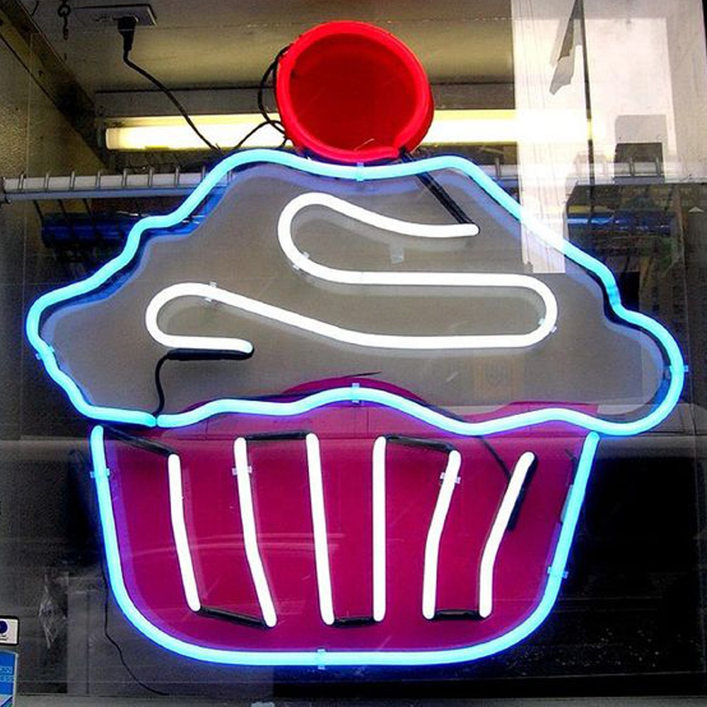 Hot selling electronic Bright Neon Sign Light Ice Cream Open custom neon sign
