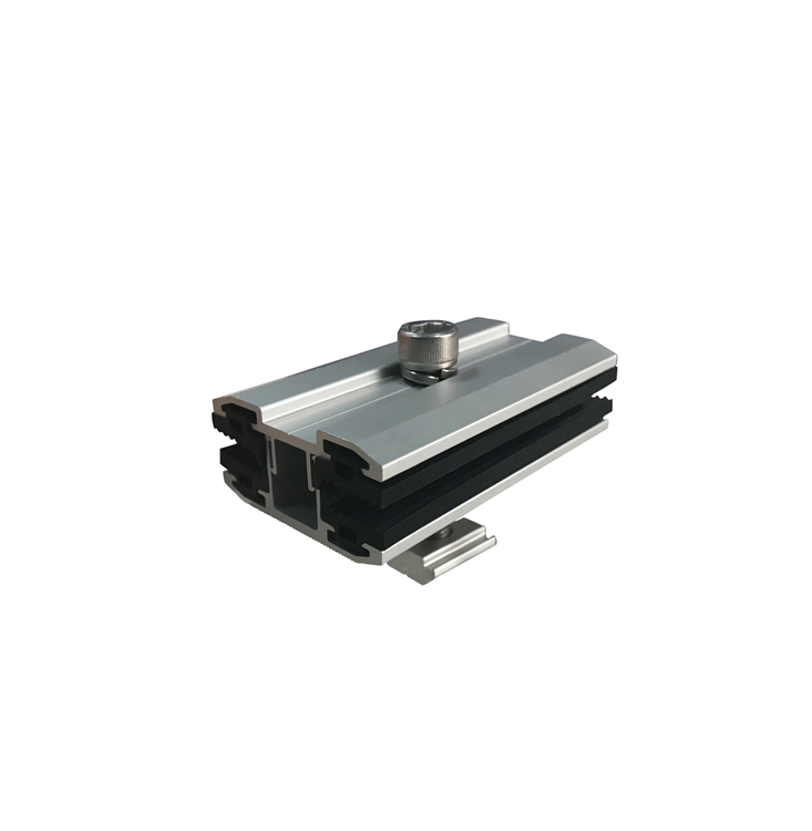 Solar Middle Clamp for mounting structure with EDM