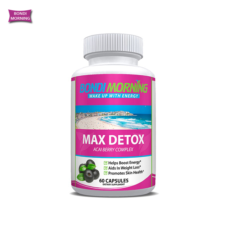 Pure Herbal Ingredients Made Maximum Result Max Detox USA Dietary Supplement Capsules