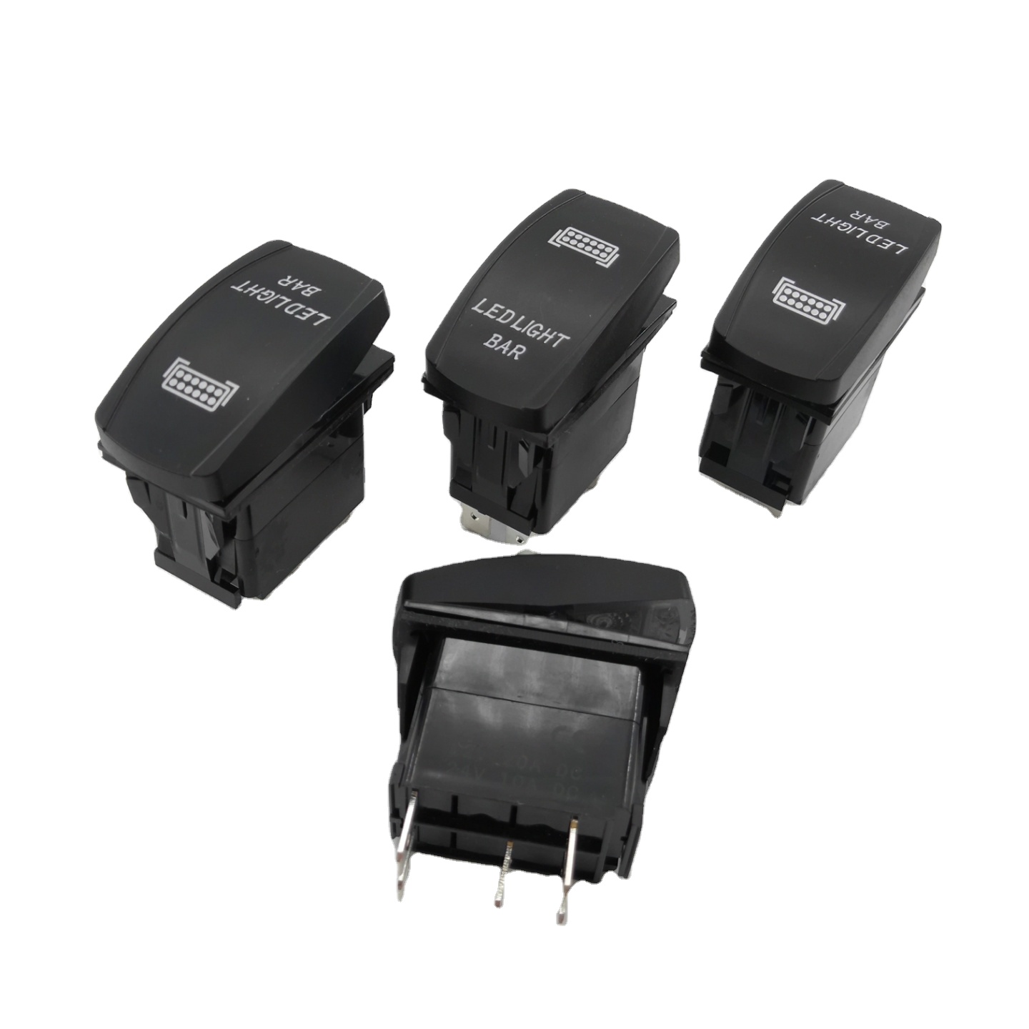 Переключатель яхты 5-контактный разъем 12V/24VLED двойной свет Водонепроницаемый Панель переключатель коромысла переключатель