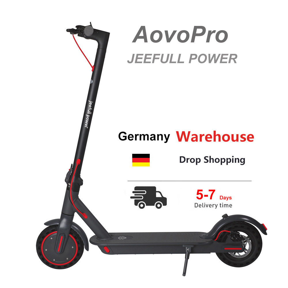Aovopro M365 взрослый складной электрический скутер 8,5 ''350W Германии склад в наличии на складе