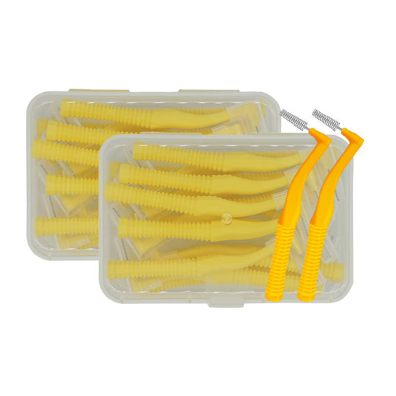 Cheap Inter Dental gum care products Wire Soft Brushes Teeth Picks Interdental Brush 40pcs 1.0mm