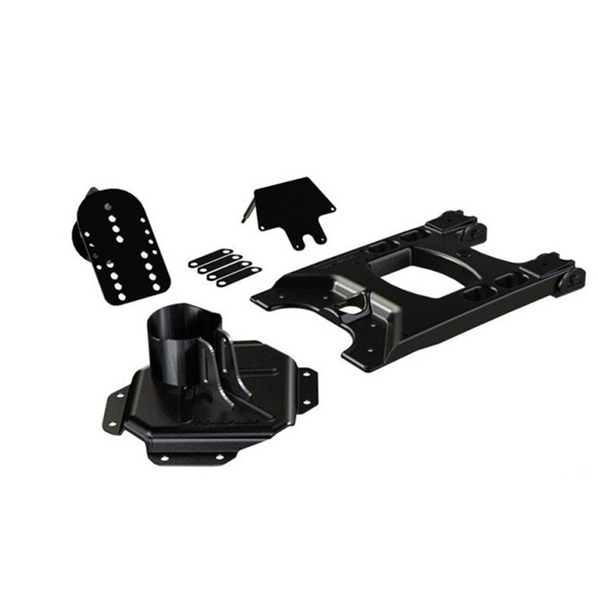 J152 HD Hinged Carrier & Adjustable Spare Tire Mounting Kit For Jeep for for wrangler JK 07-16 Aluminum
