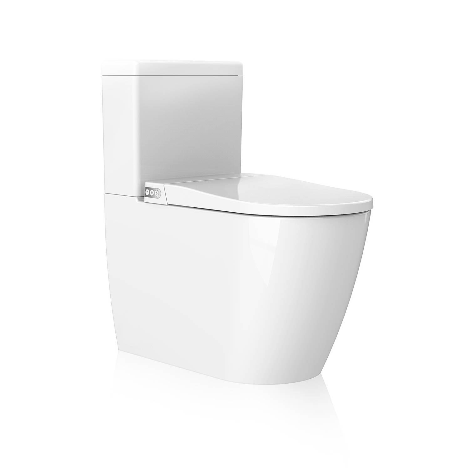 High-end Sanitary Ware Bathroom One Piece Wall Mounted Toilets Sets With Multifunction