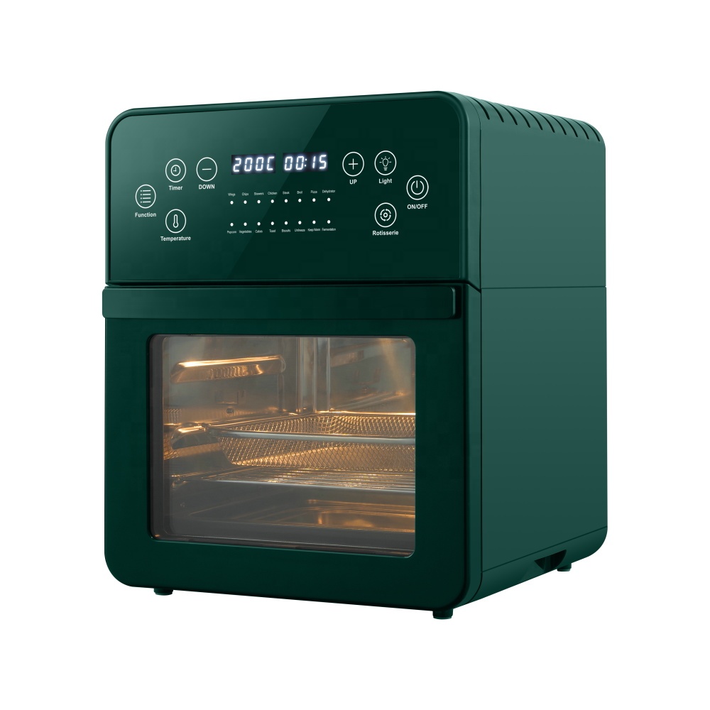 15L Electric Digital Air Fryer Oven with 16 Cook Presets Rotisserie Dehydrator Oilless Cooker Multi-function Air Fryer Toaster