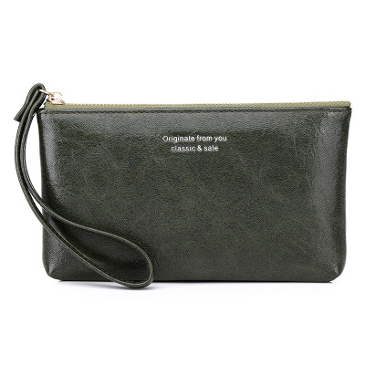 Clutch Bag Wholesale Amazon New Mobile Wallet Long Ladies Clutch Large Capacity Zipper Wrist Bag Coin Female