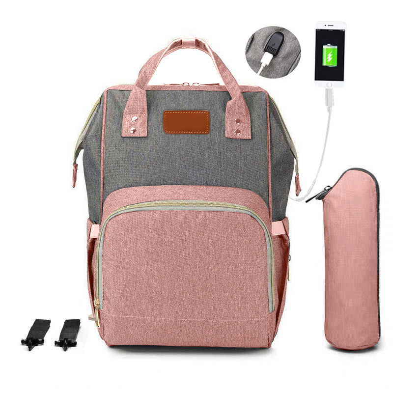 Mommy Baby Diaper Bag Multifunction Folding Baby Mom Travel Backpack Large Capacity