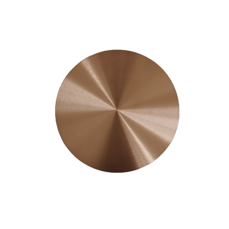 Professional Manufacture Cheap 99.99% Purity Copper Targets Spuuterring Cu Alloy Target