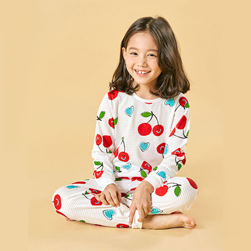 Kids pajamas organic cotton kids pajamas set pure cotton girls pajamas