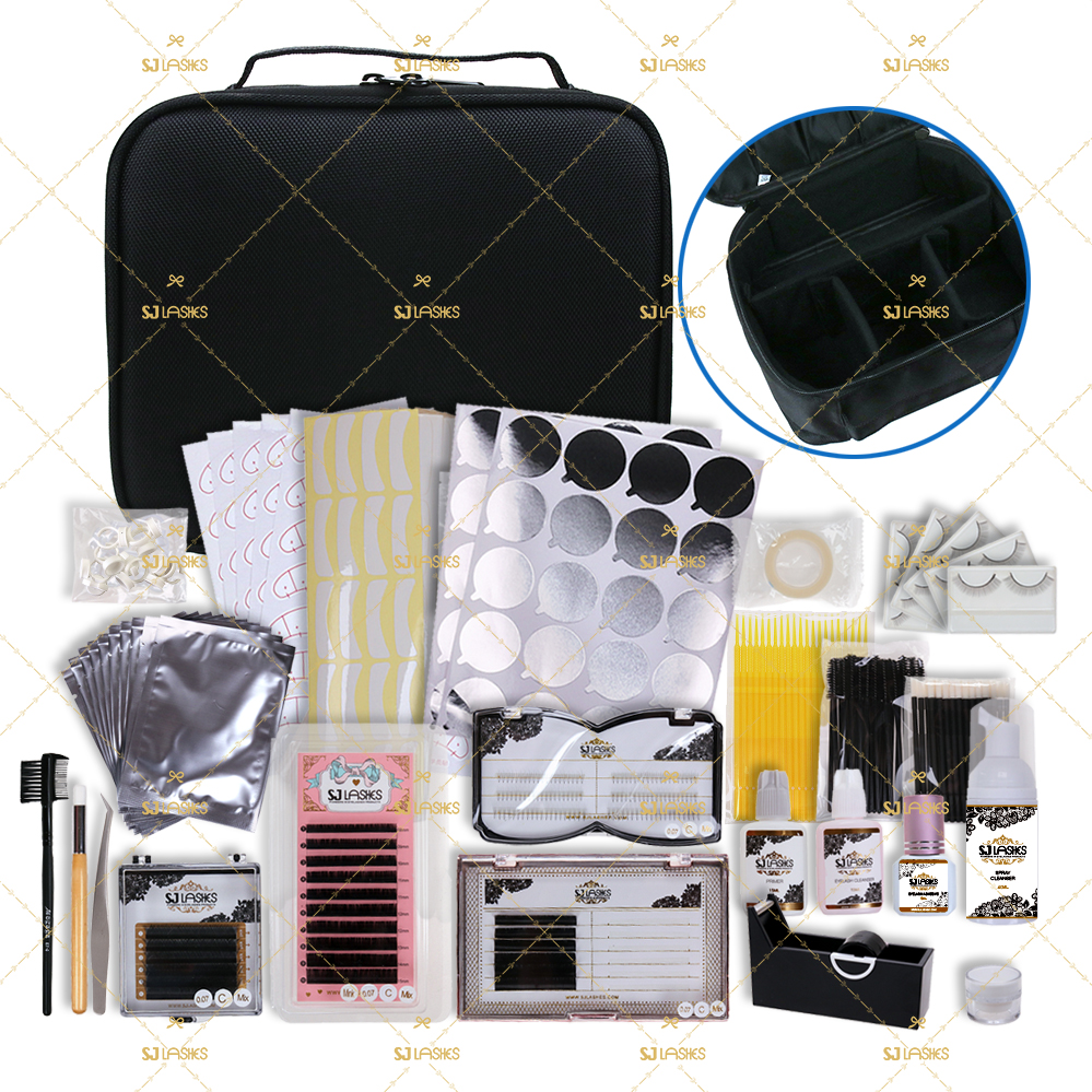Volume Lash Extensions Kit For Eyelash Business Eyelash Essential Lashes Supplies With Your Logo Lash Bundle Low MOQ Vendor