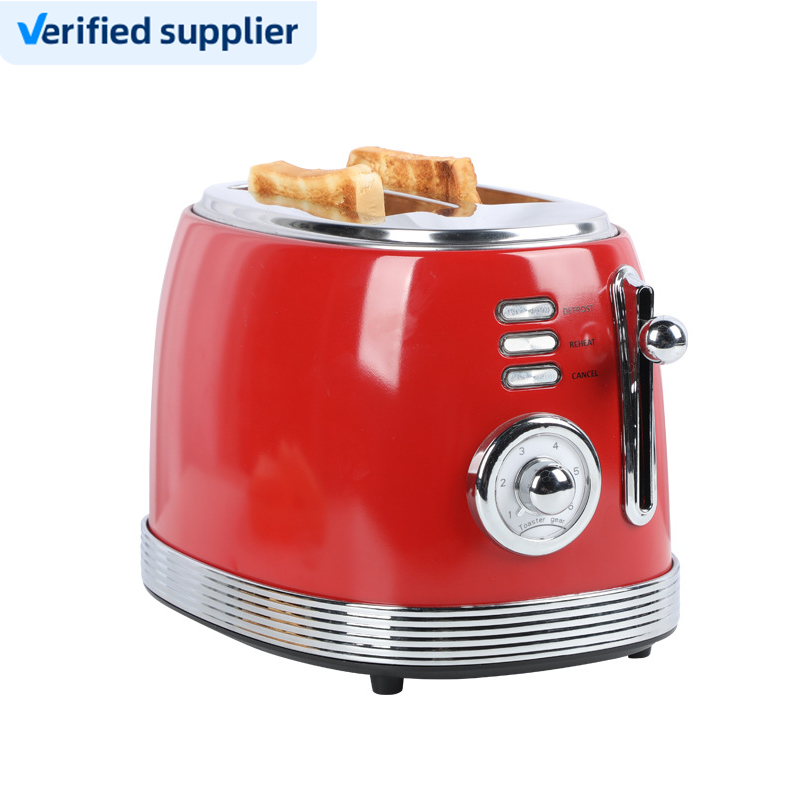 High Quality Toaster 4 Slice Stainless Steel Vertical Smart Bread Kettle Set Vertical Bread Toaster