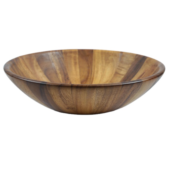 Acacia wooden salad bowl kitchenware cookware