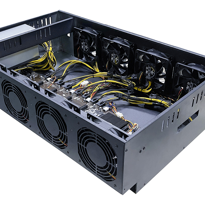 240MH/S Machine 8 материнская плата графической карты GPU B85 Серверный корпус GPU B85