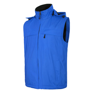 Outdoor Sleeveless Volunteer Jacket Hood Winter Fleece Inner Vest Work Wear Jacket Waistcoat Soft Shell Uniform for Men