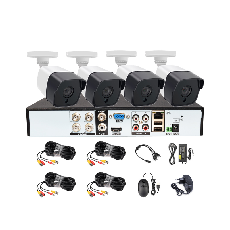 Видеонаблюдения сетевая камера системы 4ch 2MP камеры видеонаблюдения с DVR камера AHD DVR