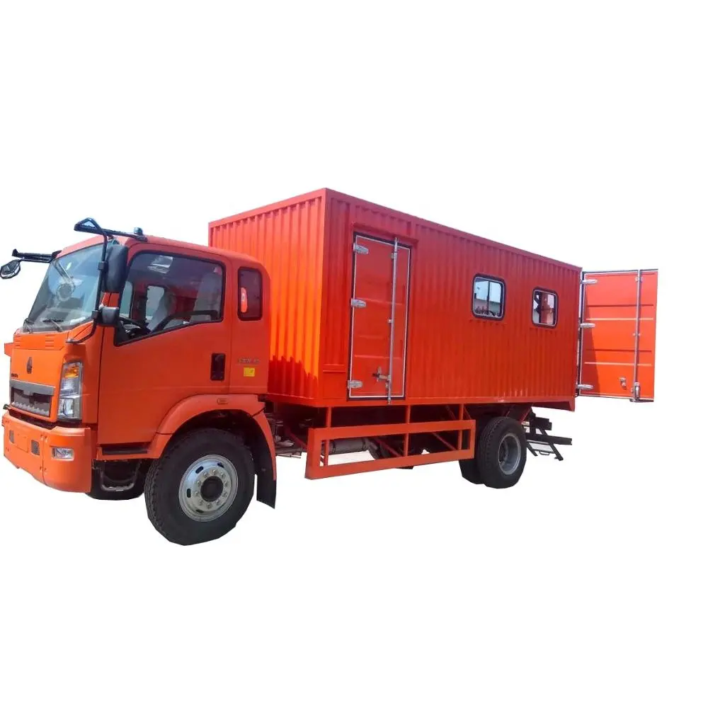 MObile workshop vehicle 4x4 driving wheel truck for sale with tools