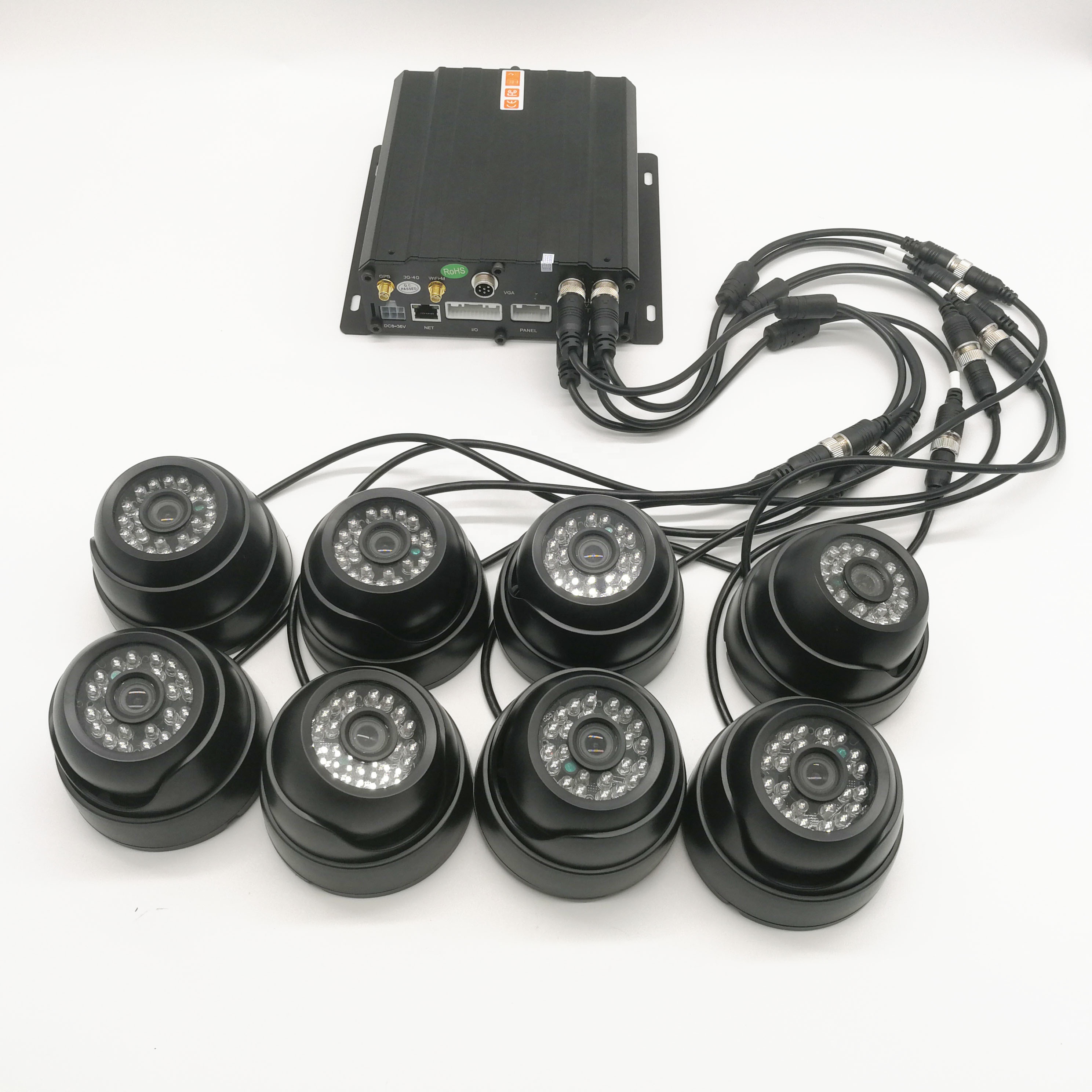 MDVR with SD card 4ch 720p / 960P 3g / 4G Gps Wifi MDVR CCTV system  suitable for school bus  bus  truck