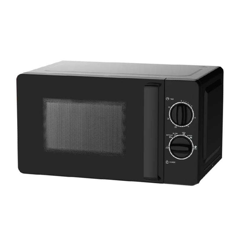 PROLISS заводские цены Роскошный Черный OEM домашняя кухня 700 Вт вращающийся стеклянный лоток 110 В микроволновая печь 20 л