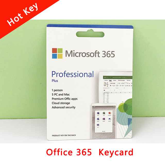 Оптовая продажа, учетная запись и код на наклейке Office 365 Pro Plus