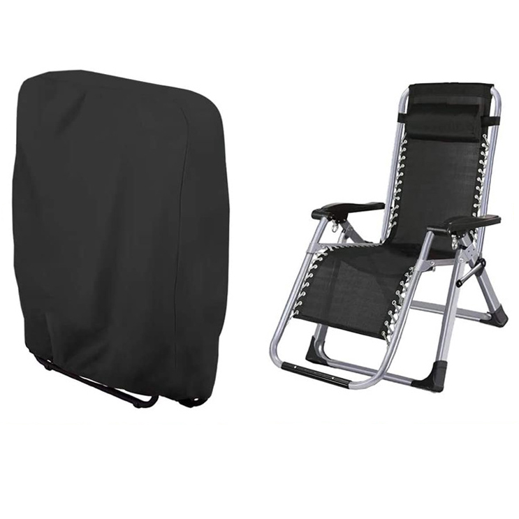 210D Oxford cloth Waterproof Outdoor Furniture Lounge Cover Patio Chaise Lounge Chair Cover