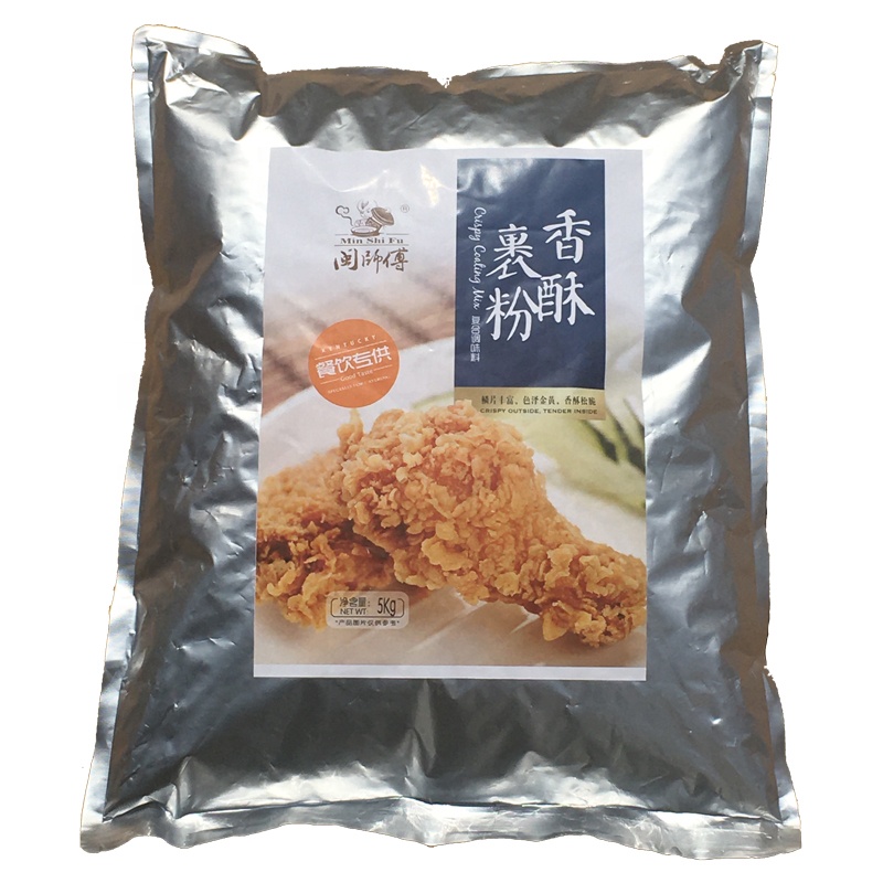 Бренд Min Shi Fu, мука для жарки курицы, смесь, мука Кентукки 5 кг x 1 пакет
