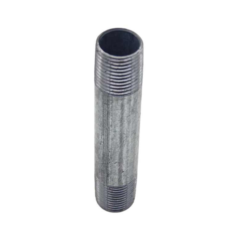 Pipe Nipple Thread End 1/2'' Nipple Carbon Steel 1-1/2'' Sch80 Gi L150N40 Barrel Nipple for Pipe Line Connectors