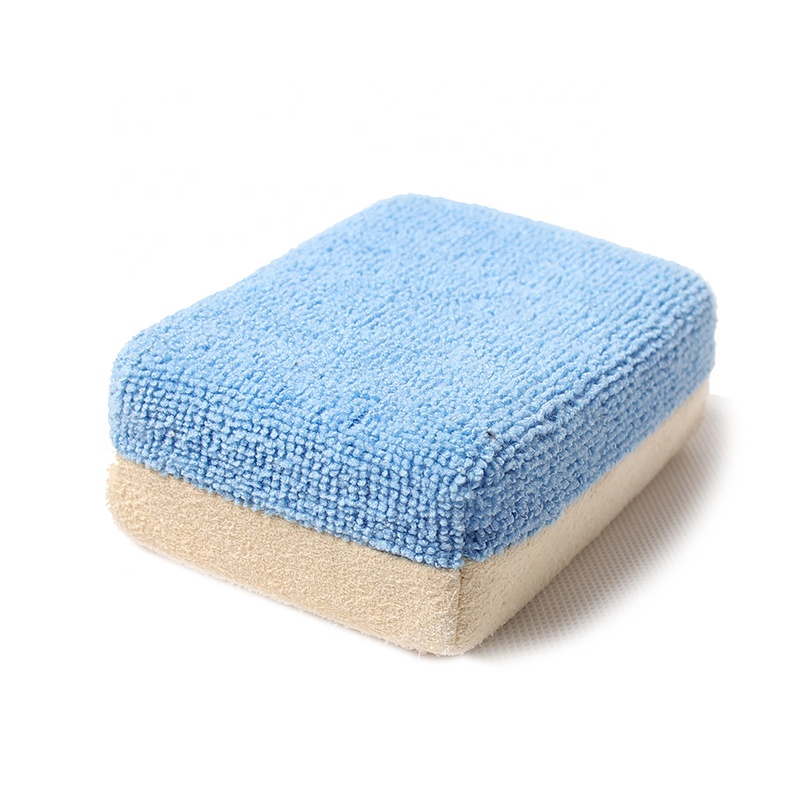 Microfiber Chamois Car Polish Sponge