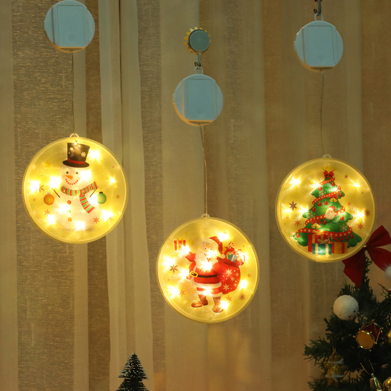 2021 Christmas LED Light Decoration Ornament LED Christmas Light Ornaments Hanging Pendant Merry Christmas Decoration Supplies