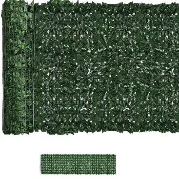 Commercial Chain Link Fence with Green Slats - Added Security and Privacy