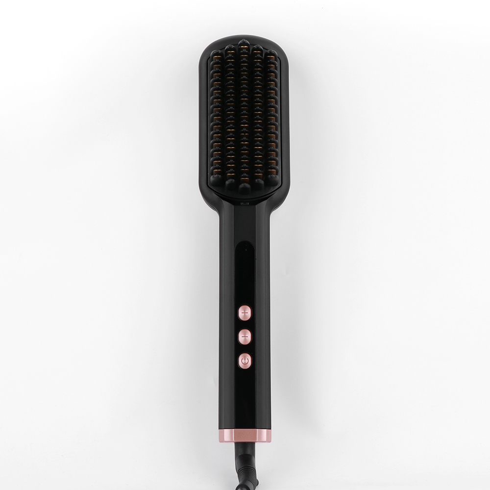 Lescolton Factory Customized Logo Hair Brush Hair Straightening Comb Hot Sales Dropshipping Hotel Hair Straightener Comb