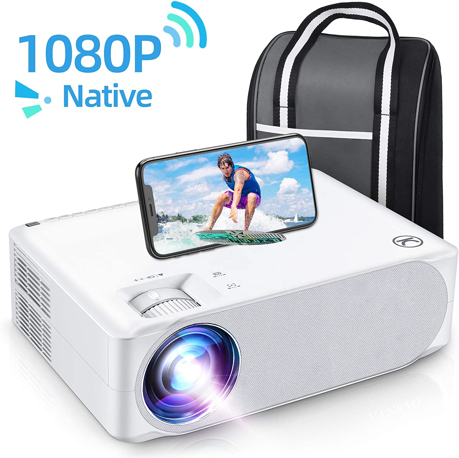 [Фабрика Горячих проекторов Amazon] 1080P Full HD LCD LED High 6000 люмен проектор для домашнего кинотеатра видеопроектор