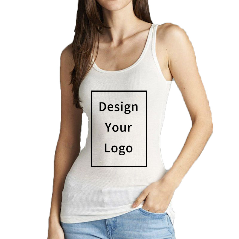 Women Cotton Ribbed Tank Top T-Shirt Sports Gym Fashion Casual Sleeveless Tee Plus Size Stretchy Blouse