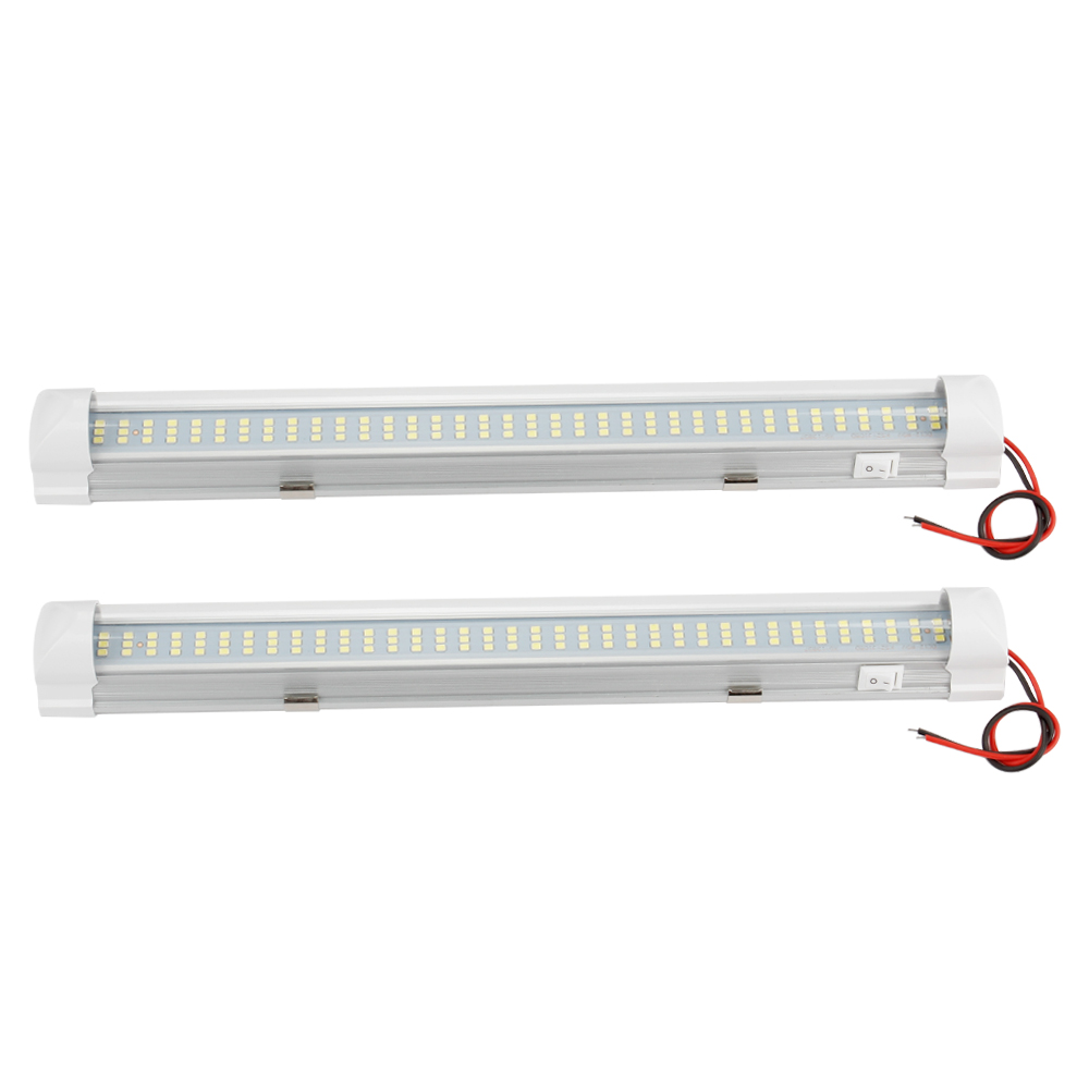 KEEN 12V Universal Led Auto Interior Light Bar Roof Light with Switch White Lamp Tube for Car Roof Top Light