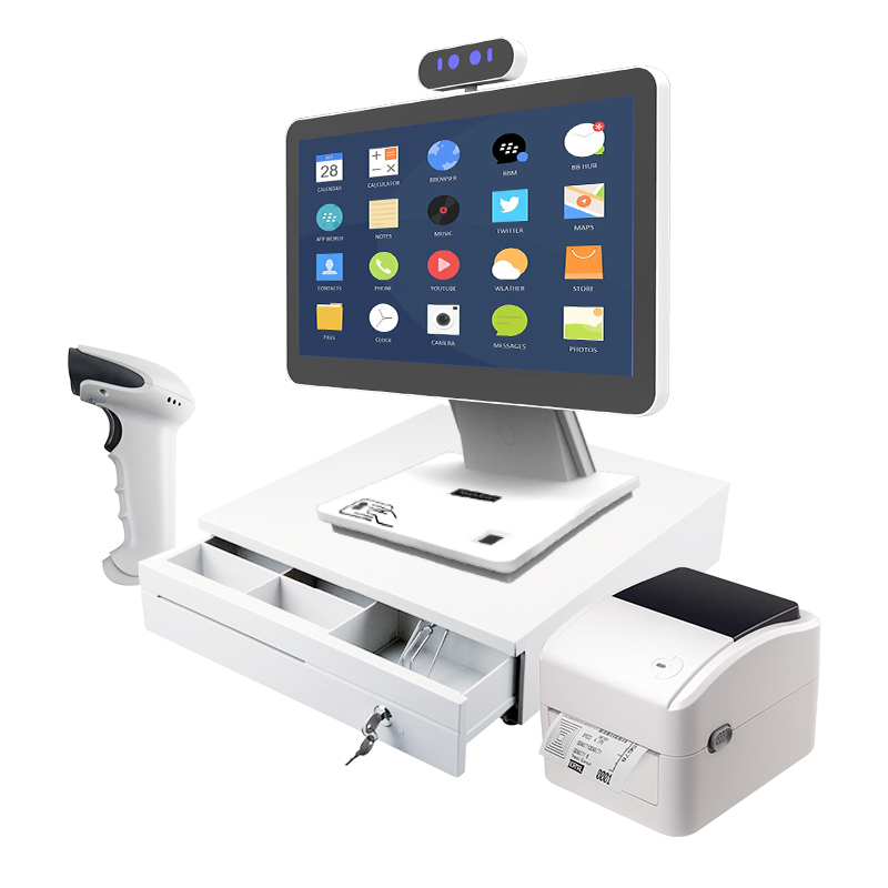 Private Label 15.6 Inch KFC Cashier POS Machine Windows Pc POS System All in One OEM Touch Screen Cash Register For Bars